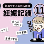 不安だらけの妊娠記録【11話】エッセイ漫画